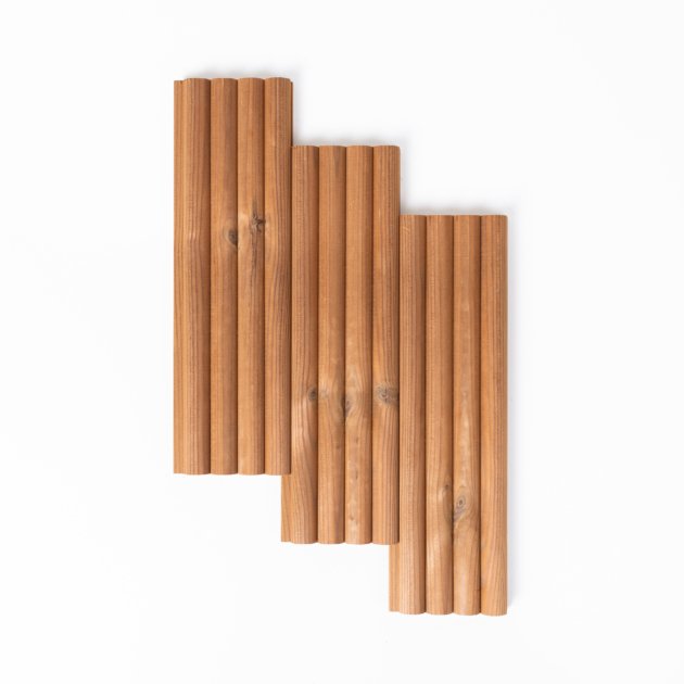 Thermally modified wood cladding | Profile F-12