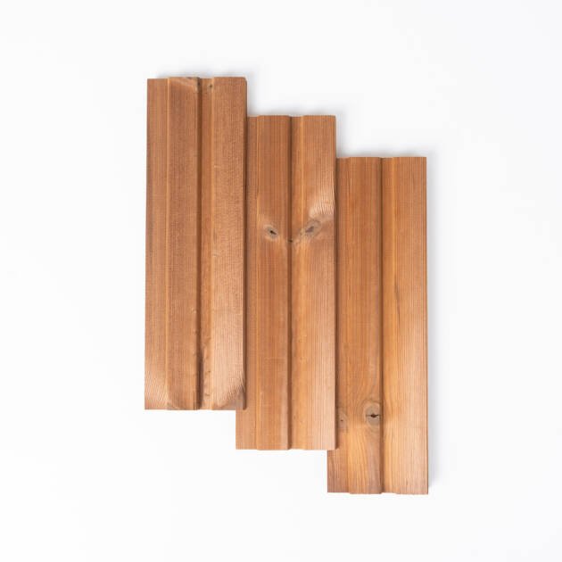 Thermally modified wood cladding | Profile F-13