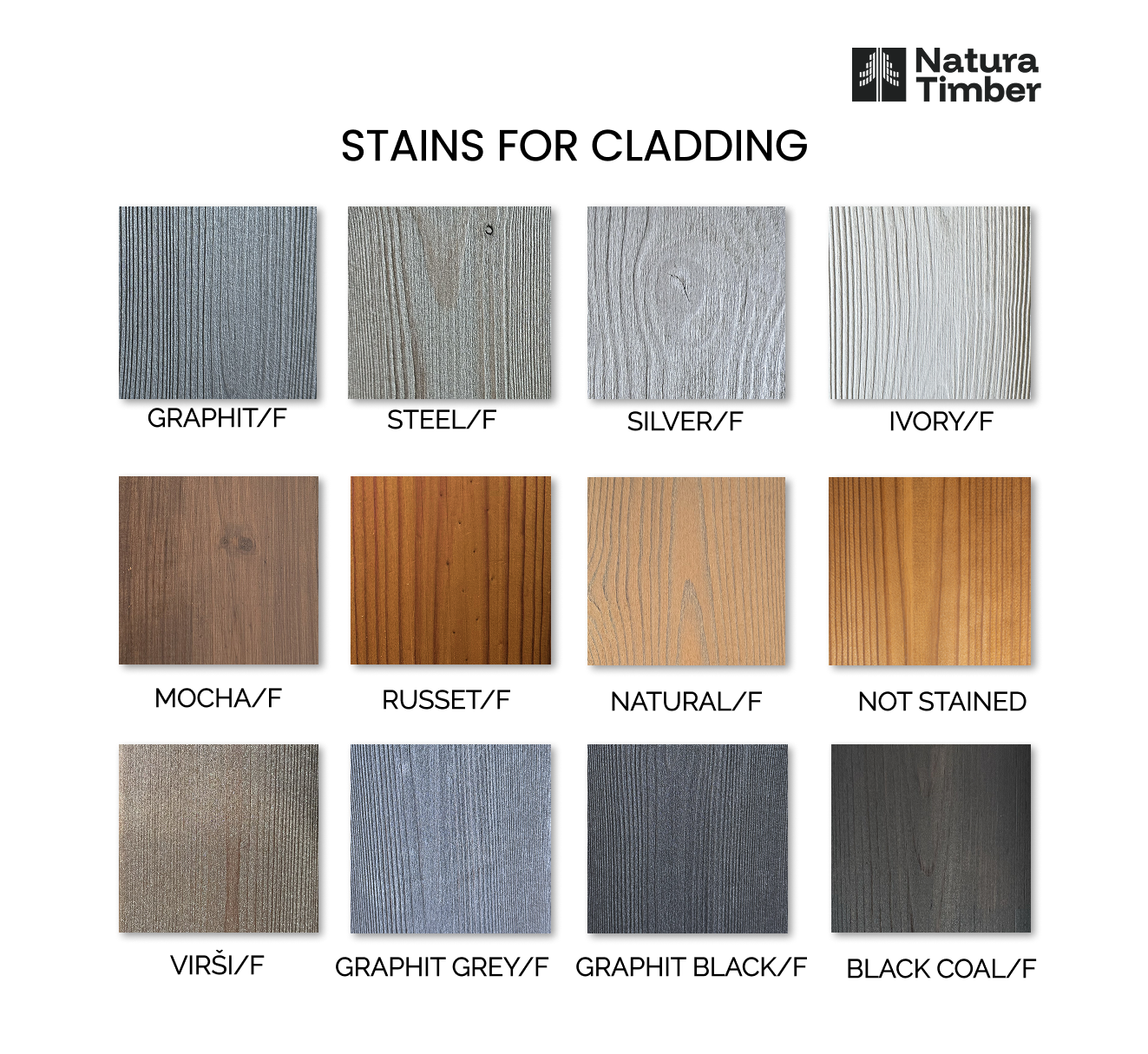 Thermally modified wood cladding | Profile F-1 - Image 3